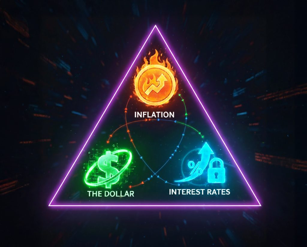 inflation, dollar, interest rates