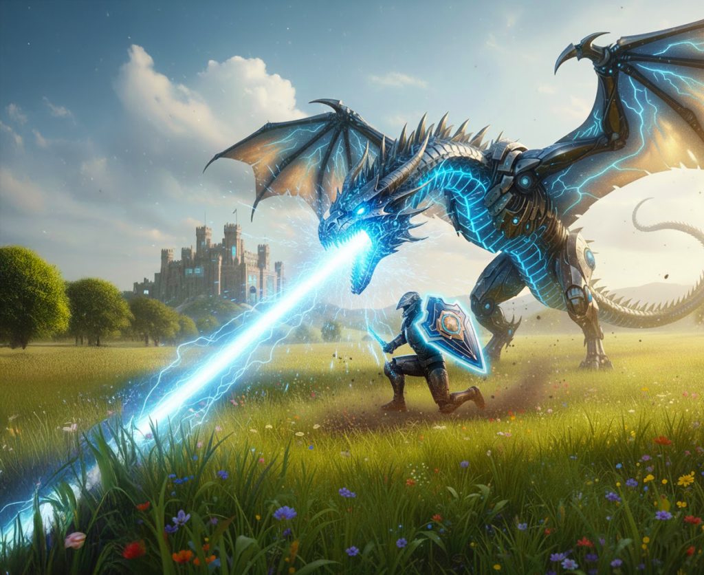 crypto knight vs dragon 